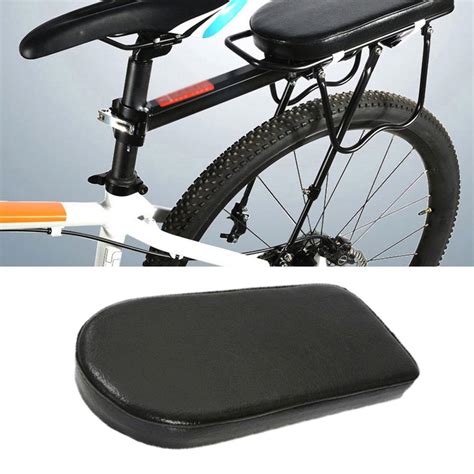 Bicycle Back Seat Cycling Bike Mtb Pu Leather Soft Cushion Disassembly Comfortable Rear Rack
