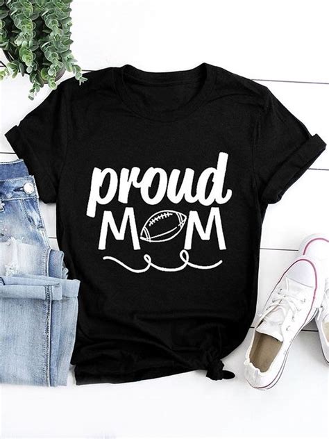 women proud mom t shirt dl05f0