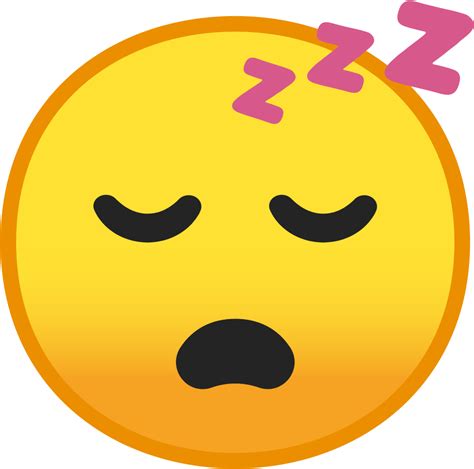 Sleeping Clipart Sleep Emoji ايموجي نايم Png Download Full Size