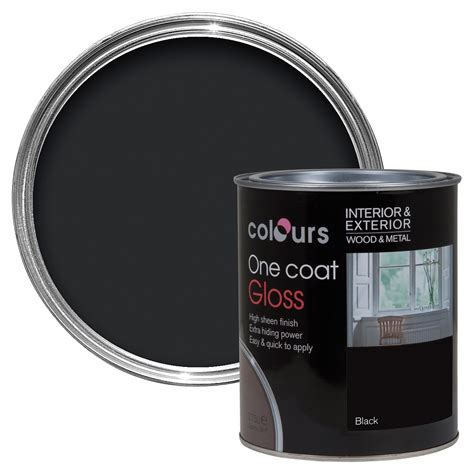 Semi permanent hair color | dphue gloss review. Colours One coat Black Gloss Wood & metal paint 0.75L ...