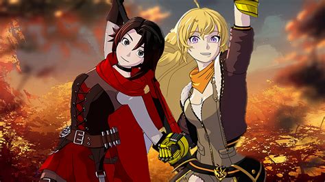 Made A Ruby And Yang Wallpaper Crystalphoenix86 Models By Courtney