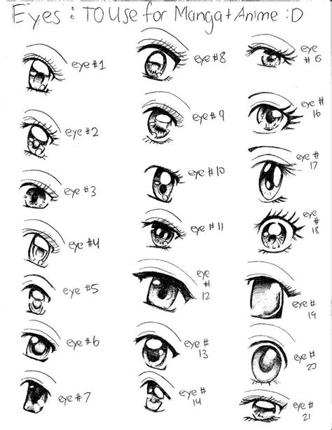 Happy Anime Eyes Coloring Pages Valerytusuarez