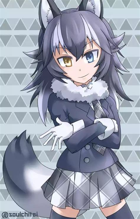 Kemono Friends Wolf Anime Wolf Girl Anime Girl Neko Anime Art Girl