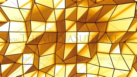Gold Abstract Background Loops 4 Variations