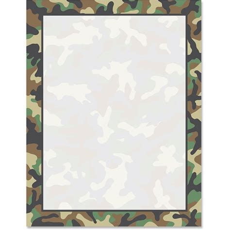 Camouflage Border Papers Borders For Paper Army Theme Birthday Card