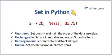 Sets In Python Pynative