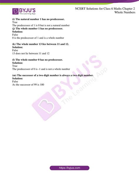 Ncert Solutions Class 6 Maths Chapter 2 Whole Numbers Download Now