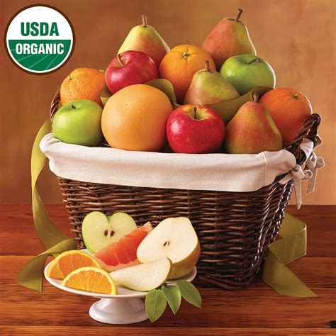 Organic Fruit T Basket Pears Oranges And More Harry And David