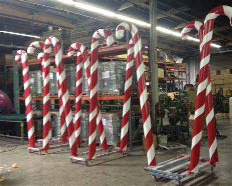 10 Giant Candy Cane Decorations