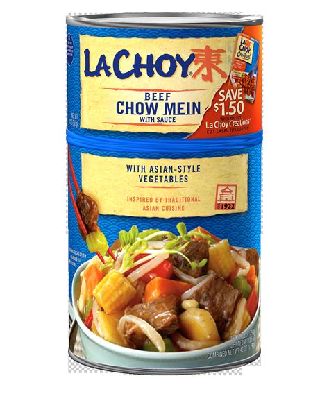 La Choy Beef Chow Mein With Sauce And Asian Style Vegetables 42 Oz