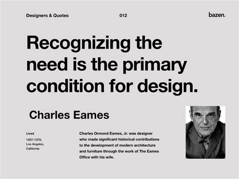 Quote Charles Eames By Bazentalks On Dribbble Eames Office Zen