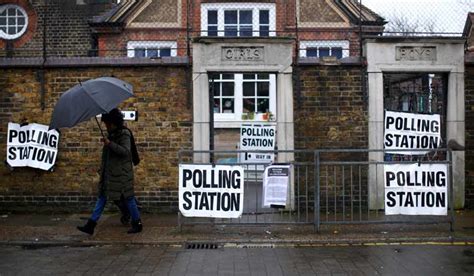 All polling station staff are trained on how to set up temporary polling stations for cases just like this people going to polling stations on thursday are being encouraged to take their own pen or. Voters turn out for historic General Election to decide UK ...