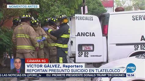 Reportan Presunto Suicidio En Tlatelolco Cdmx N