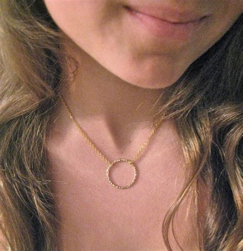Gold Eternity Necklace The Circle Of Creation Etsy