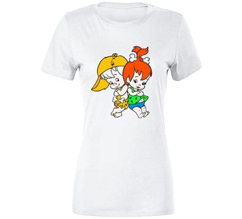 Ladies Pebbles And Bam Bam T Shirt Etsy