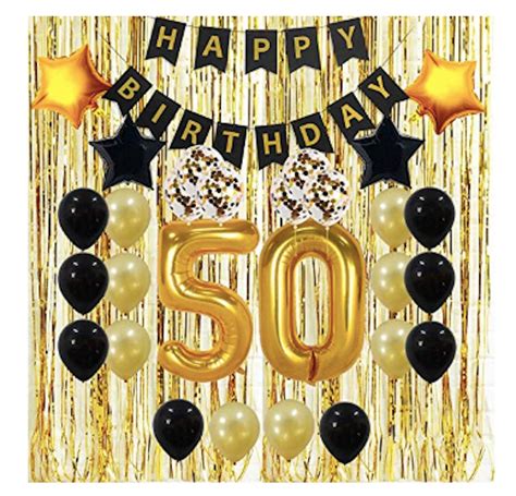 50th Party Decorations 50th Birthday Decorations Gifts for Men | Etsy