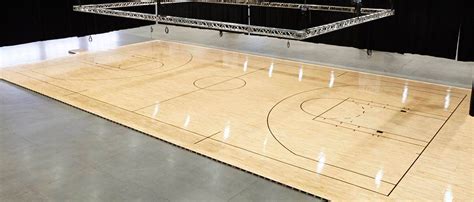 Portable Professional Basketball Court Rental Home Court Advantage