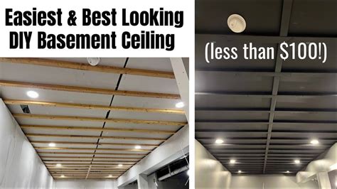 Finishing Basement 11 Diy Accessible Ceiling Drop Ceiling Idea