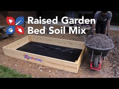 Add/remove dirty or sand as necessary. Do My Own Gardening - Raised Garden Bed Soil Mix - Ep2 ...