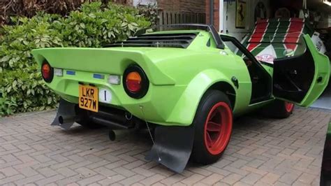 Hawk Lime Green Lancia Stratos Replica On The Move Youtube