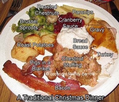 Christmas dinner in australia is based on the traditional english version.2 however due to christmas falling in the heat of the southern hemisphere's summer, meats such as ham, turkey and. traditional english christmas dinner | Christmas | Pinterest