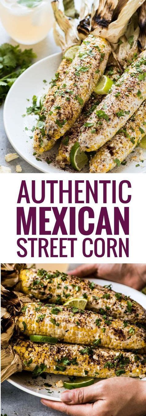 This recipe for elotes or mexican street corn is quick and easy. Easy Mexican Street Corn (Elotes) | Recipe | Mexican food recipes authentic, Mexican food ...
