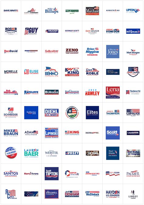 Here Are The Campaign Logos Of Every Candidate Running For Congress In