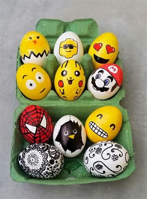 19 Diy Easter Egg Decorating Ideas Munchkins Planet