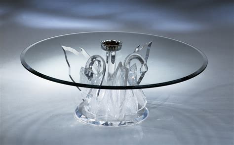 Its sleek clear glass top and acrylic legs with meticulously carved details ensure a luxurious feel. Legend Swan Round Coffee, Clear Acrylic Coffee Table ...