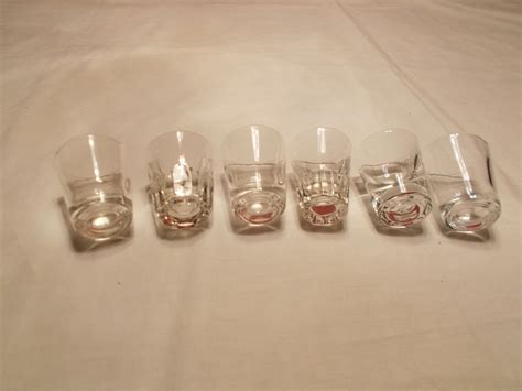 Vintage Assorted Clear Shot Glasses Standard Size 2 Fl Oz Etsy Uk