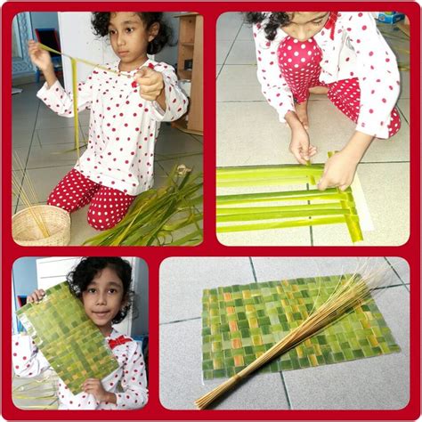 Mat And Ekel Broom Made Out Of Palm Leaves By My Daughter Palm Leaves