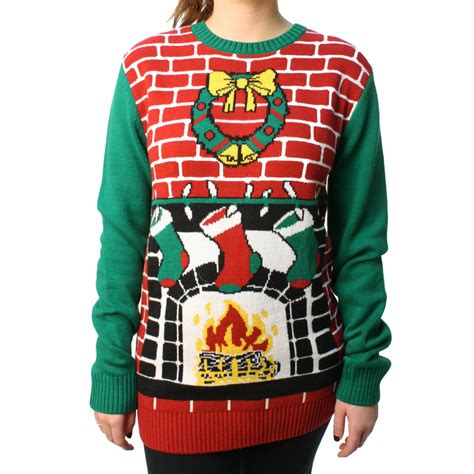 Ugly Christmas Sweater Ugly Christmas Sweater Loose Fit Womens