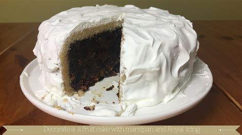 Royal Icing Cake Royal Icing Recipe Marzipan Cake
