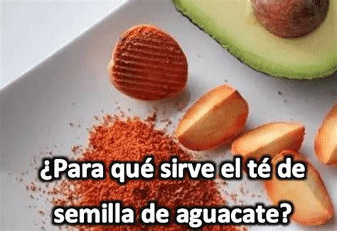 Para Qu Sirve El T De Semilla De Aguacate Tips Para La Salud