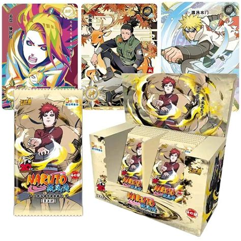 Naruto Cards Box Anime Figure Card Booster Pack Sasuke Sp Collection