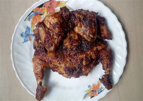 Setelah oven cukup panas, masukkan daging ayam kedalam oven, panggang kurang lebih 15 menit. Resep Ayam Panggang Oven oleh livi anti - Cookpad