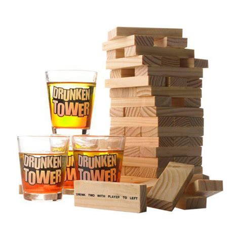 Design TheCHIVE Drinking Games Jenga Drinking Game Jenga