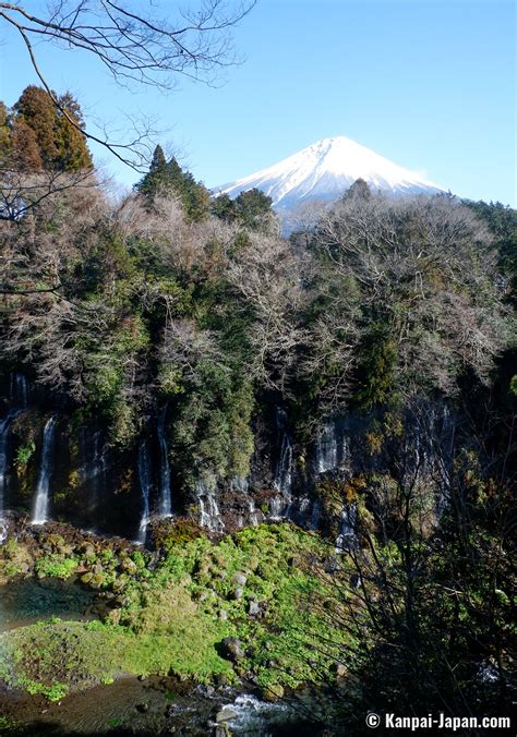 Shiraito Falls The Wonderful Waterfalls At The Foot Of Mount Fuji