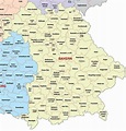 Mapa da Baviera - Alemanha Online