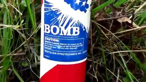 Vintage Fireworks Aerial Bomb Youtube