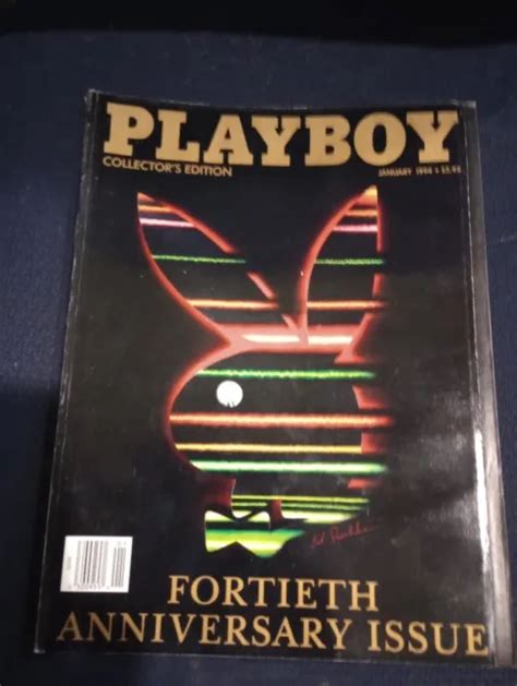 PLAYBOY JAN 1994 40th ANNIVERSARY ISSUE Of PLAYBOY Magazine COLLECTOR S