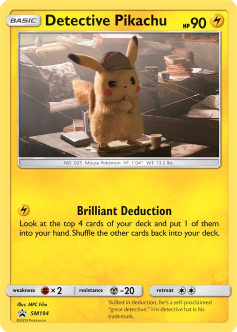 This movie features tim goodman who goes. Detective Pikachu (SM Promo 194) - Bulbapedia, the ...