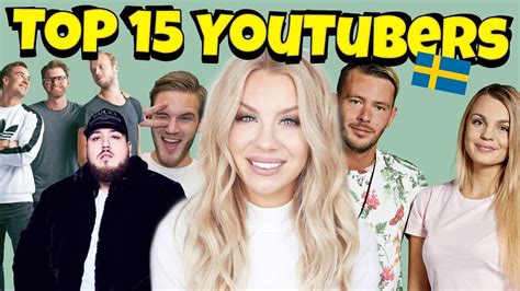 Top 15 PopulÄraste Youtubers I Sverige Youtube