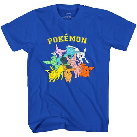 fandom republic pokemon gotta catch eeveelutions blue youth shirt