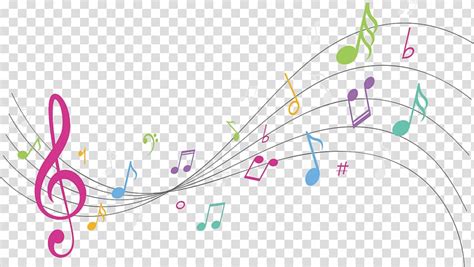 Graphic Design Musical Note Background Music Colorful