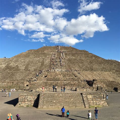Visiting The Pyramids At Teotihuacan Mexico City Mexico Flying