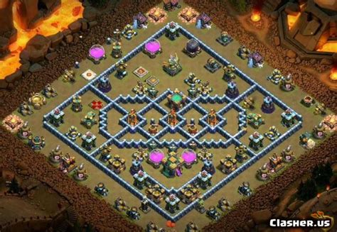 Town Hall 14 TH14 War Trophy Base 764 With Link 6 2021 War