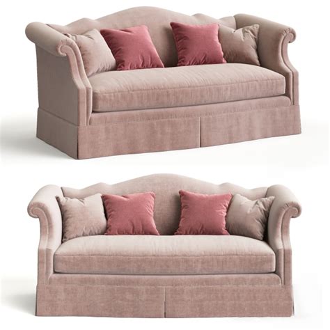 Baker Camelback Sofa 6513 81 Download 3d Model