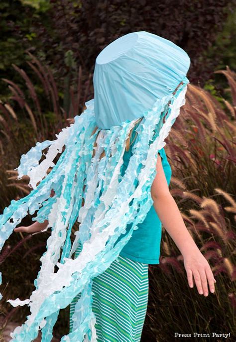 Awesome Jellyfish Costume Diy Easy Light Up Hat Press