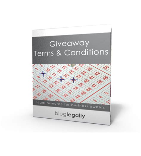 Giveaway Terms And Conditions Template